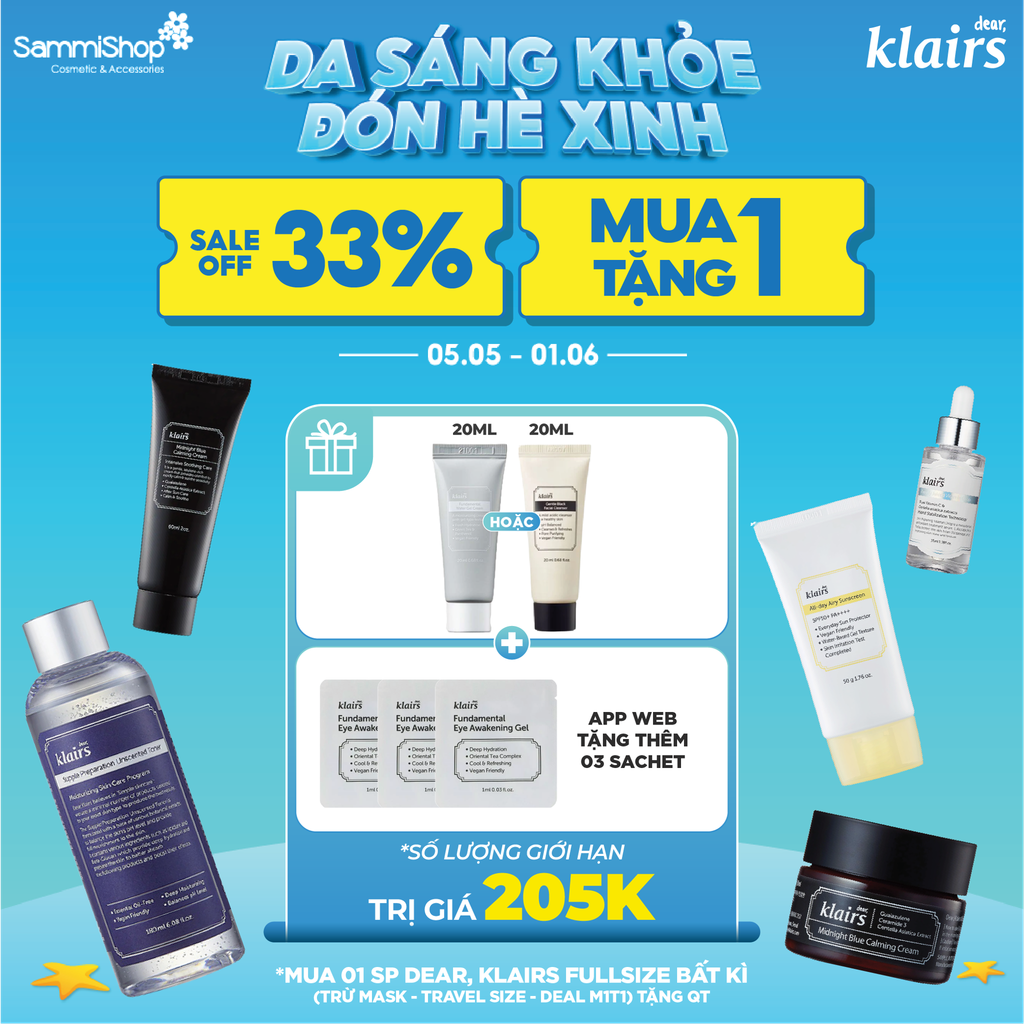 Demo - DA SÁNG KHỎE ĐÓN HÈ XINH: SALE UP TO 50% + MUA 1 TẶNG 1 HẤP DẪN TỪ 05.05 - 01.06