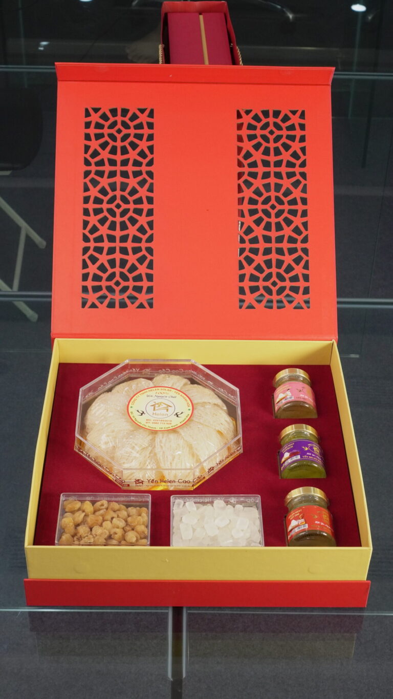 Hộp Quà Tặng 100g Yến Tinh Chế – 3 Hũ Yến Chưng Cao Cấp, Bổ Dưỡng