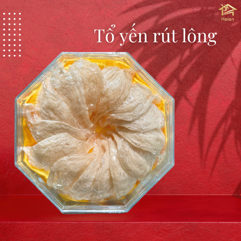 Yến Rút Lông Khô 100g – Sản Phẩm Nguyên Tổ, Tinh Khiết, An Toàn